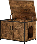 unipaws Top Opening Cat Litter Box Enclosure, Friendly to Elderly People by unipaws