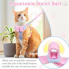 Cat Vest Harness and Leash Set for Walking Escape Proof, Adjustable Kitten - Image 5