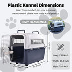 Elevon Plastic Kennels, Plastic Dog Crate, Airline Approved Pet Carrier - Image 2