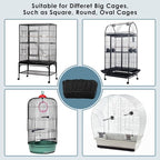 Bissap Bird Cage Seed Catcher, 90-118‘’ Universal Birdcage Net Nylon 31.8'' H - Image 7