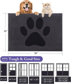 Buganda Dog Door Mat for Muddy Paws, Absorbent Dirt Trapper Non Slip Indoor - Image 2