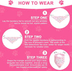Dog Birthday Party Decorations, Adjustable Dog Bandana Set - Image 5