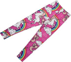 Girl Unicorn Leggings Kid Rainbow Print Legging Tights Trousers Slim Long Pants - Image 2