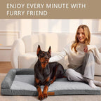 Patas Lague Orthopedic XL Dog Bed Large Sized Dog 48''X30'', Waterproof L - Image 2