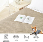 hyha Waterproof Dog Blanket, Soft Pet Bed Blankets, Waterproof Sofa Couch Cover - Image 7
