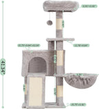 Cat Tree, 41.3" Cat Tower for Indoor Kittens - Image 4