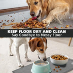 PUPTECK Dog Food Mat, Absorbent Pet Cat Feeding Mat - Image 5