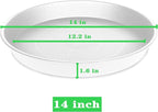4 Pack of 14 inch Plant Saucers, Plant Saucer 14" Round, Plastic Plant Tray - Image 3