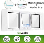 Aluminum Frame Cat Door for Window - Image 5