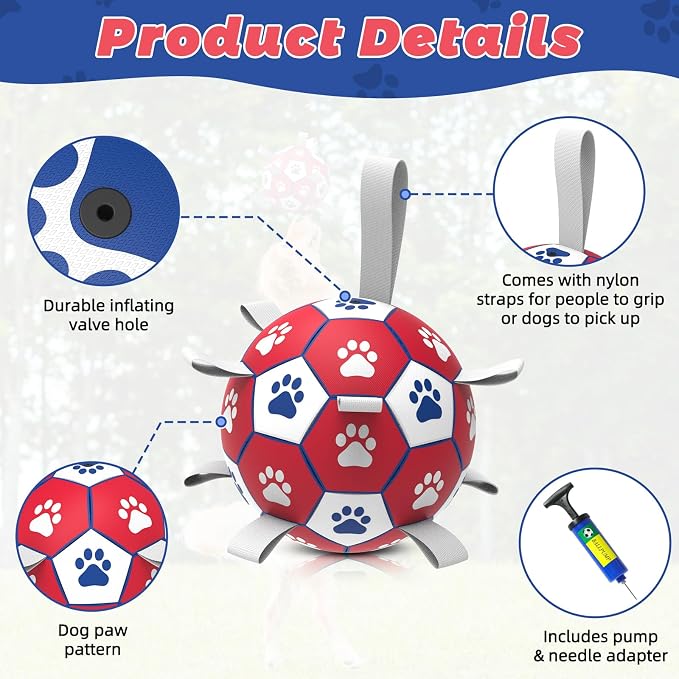 Diman Premium Dog Toys Ball, Interactive Dog Toys - Image 4