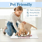 Dog Christmas Dog Food Mat–Christmas Stocking Absorbent Quick Dry Feeding - Image 6
