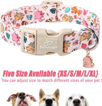 Cute Dinosaur Dog Collar, Adjustable Pink Dino Dog Collars - Image 6