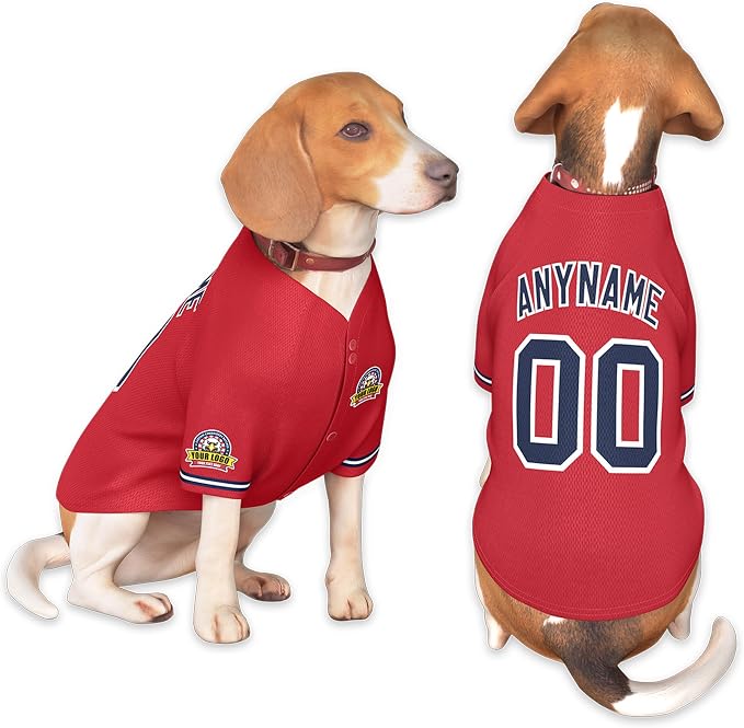 Custom Dog Baseball Jersey by KXK