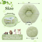 PEQULTI Cat Tunnel with Bed for Indoor Cats, Cat Play Donut Tunnel with - Image 3