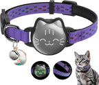 Waterproof Airtag Cat Collar, Breakaway Cat Airtag Collar by typecase