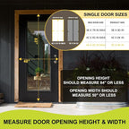 Magnetic Screen Door for 48 x 83 Inch French Door, Screen Itself Size: 50" x 84" - Image 2