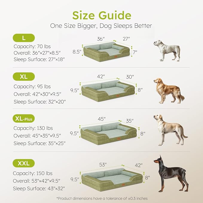 Dog Beds for Large Dogs, Orthopedic Dog Bed - Image 8