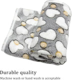 1 Pack 3 Blankets Super Soft Fluffy Premium Fleece Pet Blanket Flannel Paw - Image 5