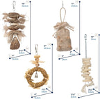 Prevue Pet Products Wholesome Naturals 4 Piece Bird Toy Bundle - Image 2