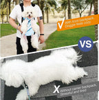 Pawaboo Pet Carrier Backpack, Adjustable Pet Front Cat Dog Carrier Backpack - Image 6