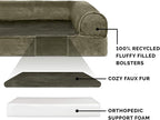 Furhaven Orthopedic Dog Bed for Large Dogs w/ Removable Bolsters & Washable - Image 4