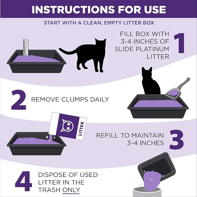 ARM & HAMMER Clump & Seal SLIDE Platinum Multi-Cat Clumping Cat Litter - Image 6