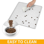 Ptlom Pet Placemat for Dog and Cat, Waterproof Silicone Pet Feeding Bowl Mats - Image 7