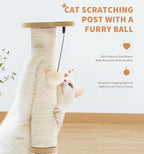Made4Pets Cat Scratching Post Cat Scratcher Kitten Toys - Image 4