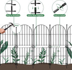 Decorative Garden Fence 31in x10ft, 10 Pack No Dig Fence Animal Barrier - Image 4