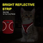 Fida Comfy Dog Harness with Leash, Cat Vest Harness Escape Proof, Breathable - Image 4