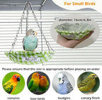 Waterproof Bird Bed for Cage, Hanging Bird Hammock Swing, Parakeet Bed Nest - Image 5