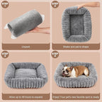Dog Bed for Small Medium Size Dog, Washable Self Warming Dog Cat Beds for - Image 6