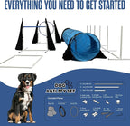 Houseables Dog Agility Course Backyard Set, Dog Agility Equipment, Obstacle - Image 7