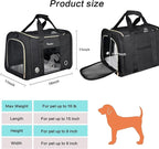 Petmolico Cat Carrier Soft-Sided Pet Bag - Image 6