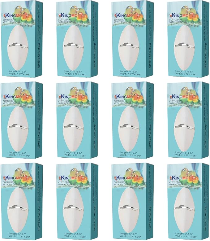 Jmxu's 5"-5.5" Bird Cuttlebone for Parakeets, Cuddle Bone by Jmxus