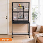 Large Bird Cage, 62.6" H Big Bird Cage - Image 5