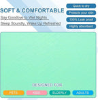 OUTCREATOR® Washable Bed Pads 34" x 36", Incontinence Mattress Protector - Image 5