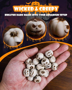 Uniclife 20 Pcs Halloween Mini Pumpkin Decorations, Halloween Fish Tank Decor - Image 5