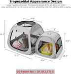 Tenrai Portable Cat Playpen, Trapezoidal Design - Image 2