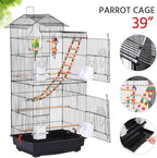 Yaheetech 39-inch Roof Top Large Flight Parrot Bird Cage - Image 4