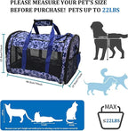 Soft-Sided Kennel Pet Carrier for Small Dogs, Airline Approved Cat Carriers Dog - Image 3