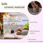 Aquarium Decor Cave Betta Fish Aquarium Accessories Ornaments Hiding Cave Grape - Image 4