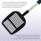 PINVNBY Cat Litter Scooper, Long Handle Litter Sifter Scoop - Image 5