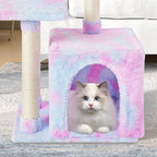 FISH&NAP Cute Cat Tree Kitten Cat Tower - Image 4