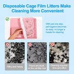 Disposable Cage Liners 50PCS, Plastic Litter Liner Bag - Image 3