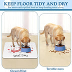 Sweet Cat Lovers Dog Cat Food Mat–Christmas Stocking Absorbent Waterproof - Image 5