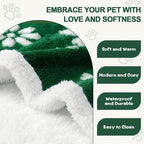 Waterproof Blanket for Dog Cat or Adult, Cute 3D Textured Flower Dog Blanket - Image 3