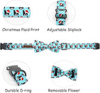 Dog Collar, Christmas Dog Collar Plaid Pet Collar Bow Holiday Bows Girl Boy - Image 2
