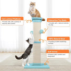 Cat Scratching Post 33 Inch Nature Sisal Cat Scratch Post - Image 4