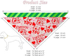 Valentine's & St. Patrick's Day Dog Bandana Set 2PCS-Small, Holiday Party - Image 2